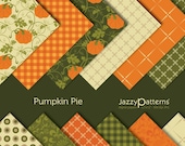 Pumpkin Pie digital scrapbooking paper pack  DP011 instant download