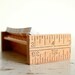 Repurposed Desktop Business Card Holder - Vintage Parts