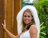Wedding veil - Bubble veil - waist length