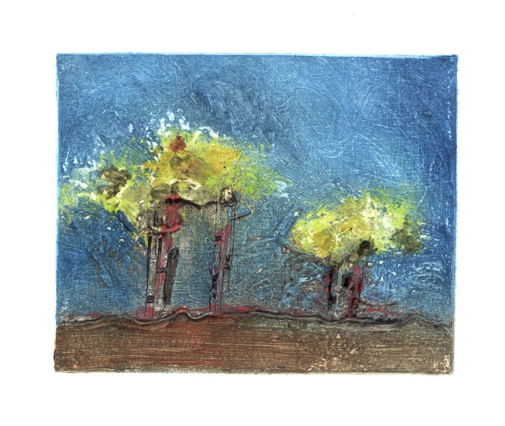 Spring - Collagraph Print