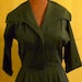 PRICE REDUCED - 1950s Black Taffeta Party SWING Dress, Vintage, Retro, Parkland of Dallas