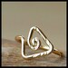 Tribal Triangle Yellow Gold Filled Catchless / Seamless Nose Ring - CUSTOMIZE