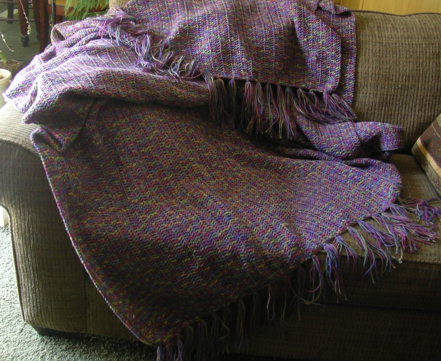 Painted Desert-Multi color Afghan