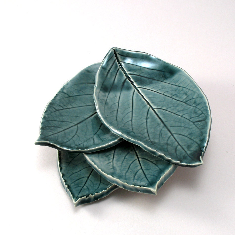 Little Leaf Plates, set of 4 - cherylwolff