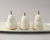 Tiny Pears on a Tray