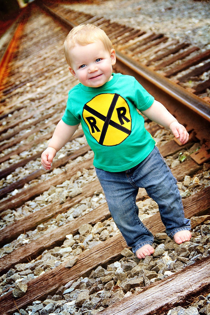 Boy's Railroad Crossing T-Shirt