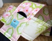 Camera Strap Nicey Jane Cream Picnic Bouquet, Reversible, Built in Lens Cap Pocket