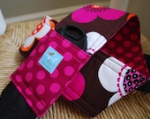 Reversible Camera Strap with Lens Cap Pocket Brown Woodland Delight