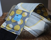 Camera Strap Reversible Lens Cap Pocket Yellow and Gray Optic