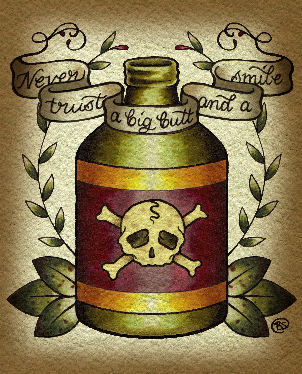 Old Poison Bottle