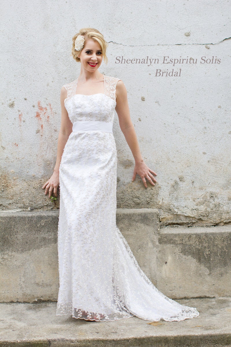 Vintage/Literature Inspired Bridal Wedding Dress by Sheena Espiritu Solis