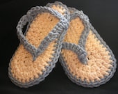 Crochet Manly Man Mini Flip Flops