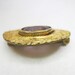 Tiny Victorian Pin Purple Amethyst Glass Gold Gilt C1880 February Birthstone