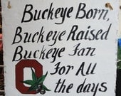 Ohio State buckeyes Sign, Fathers day