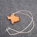 Bamboo Texas Pendant Necklace