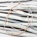 14k Rose Gold Fill Hoop Earrings, 2 inch Large Size, Pink Gold