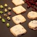 Organic Cranberry and Pistachio Shortbread Cookies - 1 Dozen