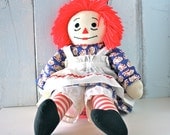 HaNDMaDe ViNTaGe RaGGeDY ANN DOLL . Lovingly and Beautifully Hand Crafted