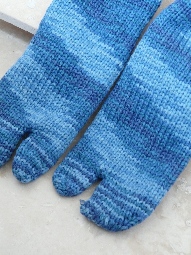 Vegan Tabi Socks - Sea Shades - S-M