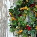 Garden Wreath, Hydrangea, Raspberry, Yellow Berries