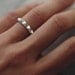 Solid silver Minicyn studded ring