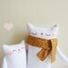 Cat Plush - Mr.White and Baby - Etsy Project Embrace