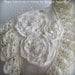 Wedding Bolero Shrug Dupioni Silk Bridal Fiancee, Handmade Silk Crochet Lace /ADOLESCENCE/, TianaCHE