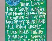 Big As The Moon- Art Canvas
