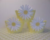 Daisy Styled Cupcake Wrappers - 48 Yellow Il_170x135
