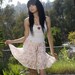 Vintage 80s Pastel Floral Ruffle Mini Skirt- SALE