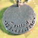 Super Sturdy Hammered Aluminum Pet tag Front and Back can be stamped