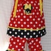 Minnie Mouse Pillowcase Top and Ruffle Capris