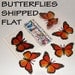 AMETHYST Color BUTTERFLIES 12x Purple Butterfly