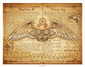 Clockwork Wings - 11x14 Full Color Art Print