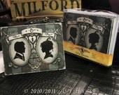 Mr. and Mrs - Cameo Thank You Notes - Pack of 25 Cards