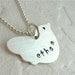 Baby Personalized Bird For Moms Grandmas in Sterling Silver
