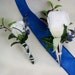 Wedding Flowers Grooms Boutonniere Buttonhole Silver Cone