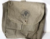Vintage Backpack 1940s Army Navy, Globe Trotter Camping  Bag