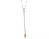 Matchstick Necklace - Gold Vermeil Tip