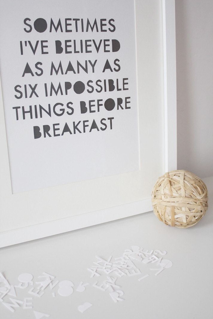 Original Paper Cut Quote