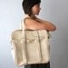 cream samsonite tote bag