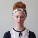 1960's nautical dot scarf
