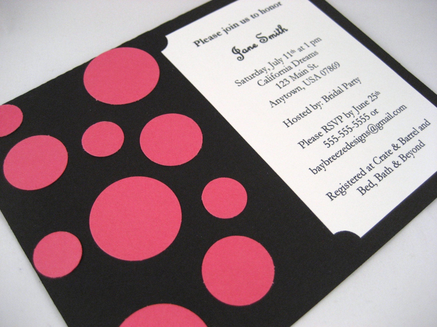Girl's Night Out/Bachelorette Party Invitation