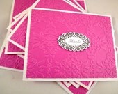 Elegant Blank Thank You Notes Set of 8