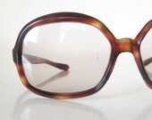 Vintage 1960s SUNGLASSES Mad Men 60s Glasses Eyeglasses SIXTIES Mod Mid Century TORTOISESHELL Indie Hipster Brown
