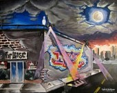 Original Acrylic on Canvas 11x14 inches FREE SHIPPING