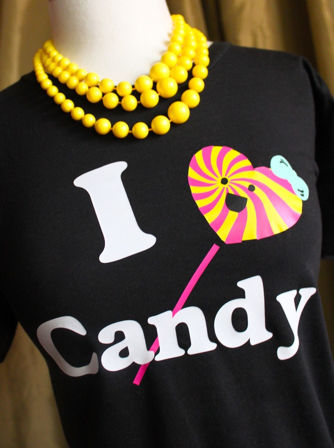 I Love Candy - Kawaii Lolli - Vintage Soft Alternative Tee