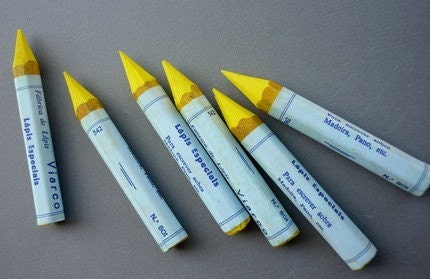 6 Vintage Special Dressmaking Pencils