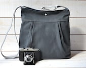 WATER PROOF Extra Large Charcoal Grey Diaper bag / Baby diaper bag / Messenger bag