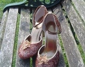 Golden Shoes UK size 4